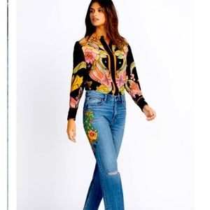 NWT Johnny Was Canaan’s cropped straight Jean